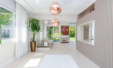 Casa com 4 dormitórios para alugar, 372 m² por r$ 24.840,31/mês - são lourenço - curitiba/pr