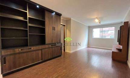 Apartamento com 3 quartos para alugar, 81 m² por R$ 3.200/mês - Batel - Curitiba/PR