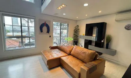 Loft com 1 quarto para alugar, 85 m² por R$ 3.950,00/mês - Batel - Curitiba/PR