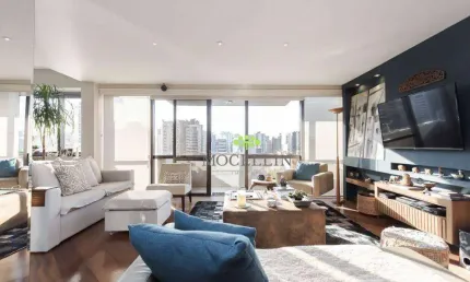 Apartamento na petit carneiro, atrás do clube curitibano com 2 suítes, à venda, 179 m² por r$ 2.030.000 - água verde - curitiba/pr