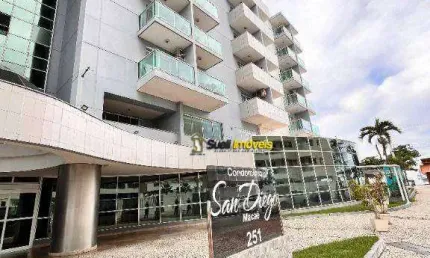 Flat com 1 dormitório para alugar, 46 m² por r$ 2.092,00/mês - praia do pecado - macaé/rj
