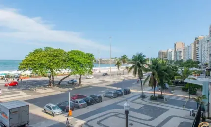 Apartamento de 360m², Alto Padrão, Frontal com vista Mar, 4 quartos, 2 Vagas, Prédio Luxuoso na Avenida Atlântica - Copacabana RJ