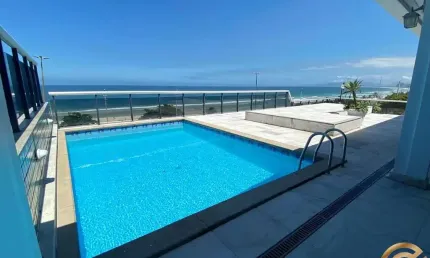 Cobertura triplex frente mar na av. lúcio costa – 858m² – 6 vagas – barra da tijuca