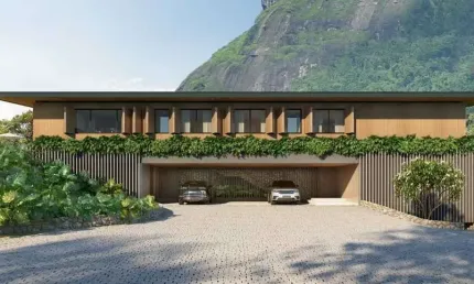 Lote 5mil m² com projeto aprovado, mansão 7 suítes, em condomínio com segurança armada, em são conrado - zona sul do rio.