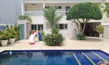 Casa no maior terreno do rio mar – 396m² – segurança 24h física – piscina e gourmet
