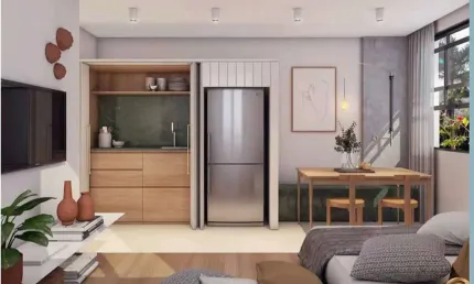 Flat com 1 quarto à venda na Avenida General San Martin, Leblon, Rio de Janeiro