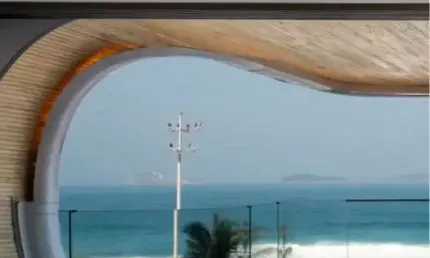 Apartamento raro, lâmina, no Edifício mais moderno e luxuoso da Praia do Leblon, 284m², 4 suítes, Portaria Blindada, Vista Mar.