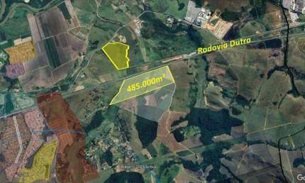 Área à venda, 485000 m² por R$ 32.050.000,00 - Vila São João - Caçapava/SP