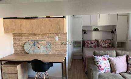Apartamento com 1 dormitório, 35 m² - venda por R$ 620.000,00 ou aluguel por R$ 3.280,00/mês - Condomínio Centro Empresarial Taquari - São José dos Campos/SP
