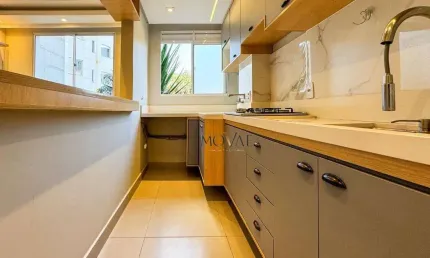 Apartamento com 2 dormitórios para alugar, 44 m² por R$ 3.262,36/mês - Jardim das Indústrias - São José dos Campos/SP