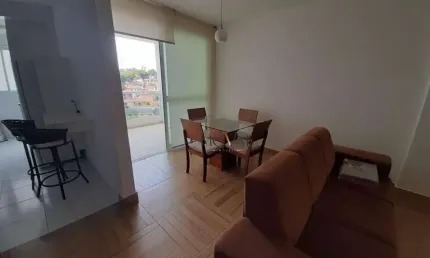 Apartamento com 1 dormitório para alugar, 56 m² por R$ 3.893,00/mês - Jardim das Colinas - São José dos Campos/SP
