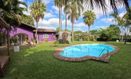 Chácara no Cond. Montecatine - com 4.192m², casa principal + anexos SPA e a