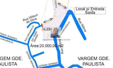Área c/ 20.000 mil m² - Vargem Grande Paulista, Km 44,5 Raposo Tavares 