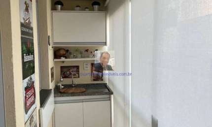 Apartamento “MOBILIADO' com 2 dormitórios à venda, 54 m² , SACADA DE VIDRO