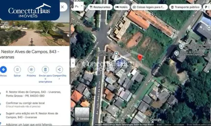 Terreno à venda, bairro uvaranas, ponta grossa - pr - r  85.000,00