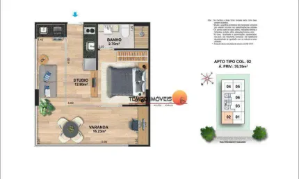 Studio 32 m² com 1 dormitório à venda por R$ 537.000 - Icaraí - Niterói/RJ