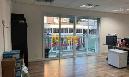 Duas salas unificadas à venda, no Cond Helbor  Office, no Alto boa Vista, com 2 vagas