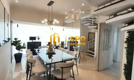 Cobertura à venda no jardim marajoara, 144 metros, impecável!