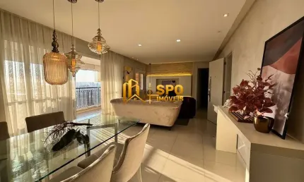 Condominio viva, apto à venda  ou locação   mobiliado de 133m², 3 dormitorios, 1 suíte,, 2 vagas