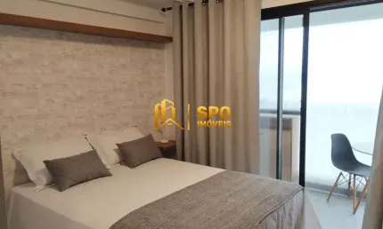 Studio Novo para alugar com 23 metros, 1 quarto , sem vaga- Alto da Boa Vista- São Paulo.
