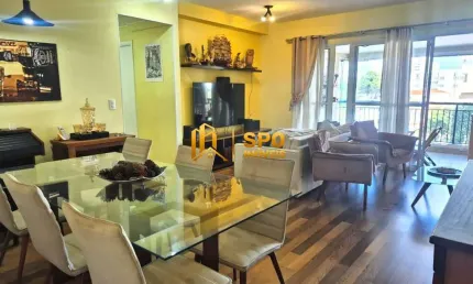 Apartamento à venda na vila alexandria, 3 quartos, 1 suíte, 2 vagas, lazer completo, 110 metros