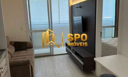 Studio para alugar com 33 metros, 1 quarto e 1 vaga de garagem. Alto da Boa Vista- São Paulo.