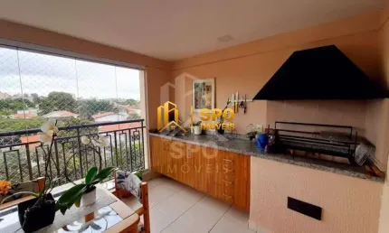 Apto a venda condomínio viva 163m², 4 quartos, 3 suítes, 3 vagas e varanda gourmet, jd campo grande