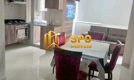Apartamento Mobiliado para Locação no Campo Belo, 49 metros, 1 Suíte, Vaga, Depósito e Lazer