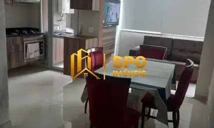 Apartamento mobiliado para locação no campo belo, 49 metros, 1 suíte, vaga, depósito e lazer