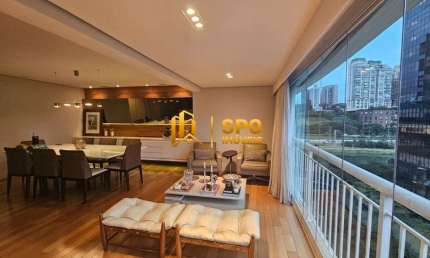 Apartamento de Alto Padrão 148m², varandão, 2 dorm (suíte master) 1 escritório