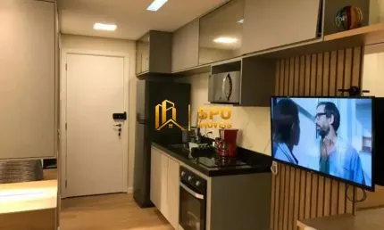 Apartamento studio 1 dorm 1 suíte| moema. mobiliado e equipado