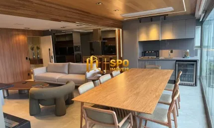 'Apartamento alto padrão mobiliado novinho no Bothanic Campo Belo'