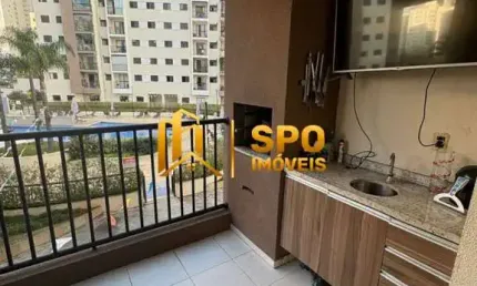 Cond Interclube, apto a venda com 75 metros , 2 quartos e 1 vaga na Av Interlagos