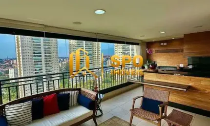 Apartamento 193m² , 4 Dorms , 3 Vagas , Vista para Clube  Alto Padrão no Domínio Marajoara!