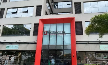 Sala para locação, 1 banheiro, 1 vaga de garagem. - Vila Santista - Atibaia