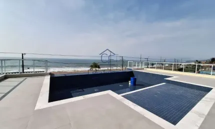 Lindo apartamento novo frente mar da exuberante praia massaguaçú - caraguatatuba/sp