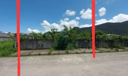 Terreno bem localizado de 300m² - jardim stela maris -martim de sá - caraguatatuba/sp