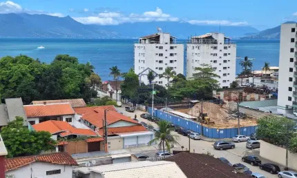Excelente oportunidade apartamento 2 dormitórios com vista mar martim de sá - caraguatatuba/sp