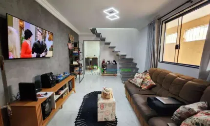 Casa com 2 dormitórios à venda, 132 m² por r$ 450.000,00 - parque jandaia - carapicuíba/sp