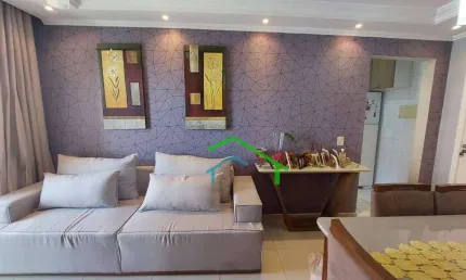 Apartamento com 3 dormitórios à venda, 63 m² por R$ 285.000,00 - Parque Roseira - Carapicuíba/SP