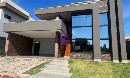 Belissima casa alto padrao em condominio fechado em Cambe