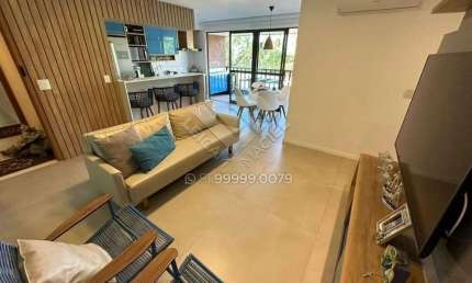 Flat mobiliado e decorado no Cupe Beach Living - Muro Alto