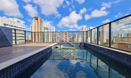 Apartamento com 2 quartos à venda na Estrada do Encanamento, 1501, Casa Forte, Recife, 49 m2 por R$ 696.000