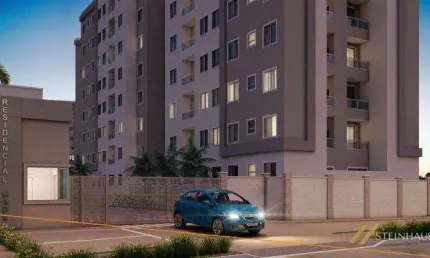 Apartamento com 2 dormitórios para alugar, 44 m² por R$ 1.700,00/mês - Água Verde - Blumenau/SC