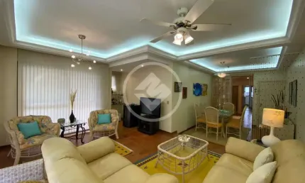 Apartamento à venda com 03 dormitórios (sendo 01 suíte) +01, vista mar, 136 m², na Praia das Pitangueiras. Guarujá/SP. codigo: 97179