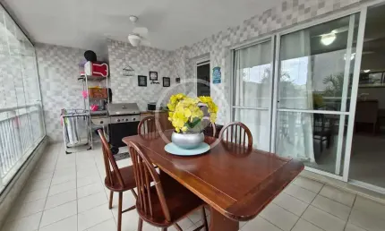 LINDO APARTAMENTO A VENDA COM AMPLA VARANDA E LAZER COMPLETO ASTÚRIAS GUARUJÁ SP codigo: 104689