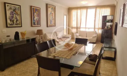 Apartamento 132² de aréa útil, 3 dormitórios + 01 reversivel, á 100 metros da praia - Pitangueiras - Guarujá-SP. codigo: 110610