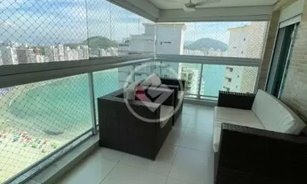 Apartamento alto Padrão para venda com vista total para o mar na Praia das Astúrias, Guarujá codigo: 111042