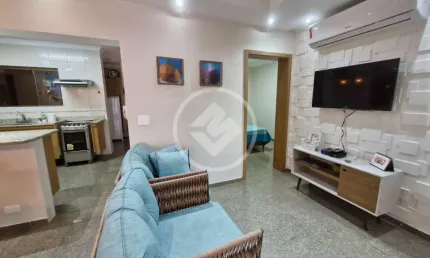 Lindo apartamento reformado com vista p mar e varanda com churrasqueira a venda Astúrias Guarujá SP codigo: 115170