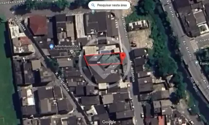 Terreno à venda na Atlântica, 552, Sítio Paecara (Vicente de Carvalho), Guarujá